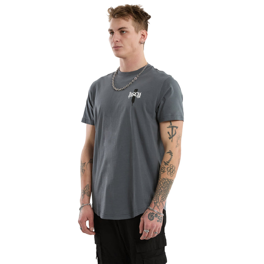 Kscy | Mens Villain Dual Curved Tee (Turbulence)