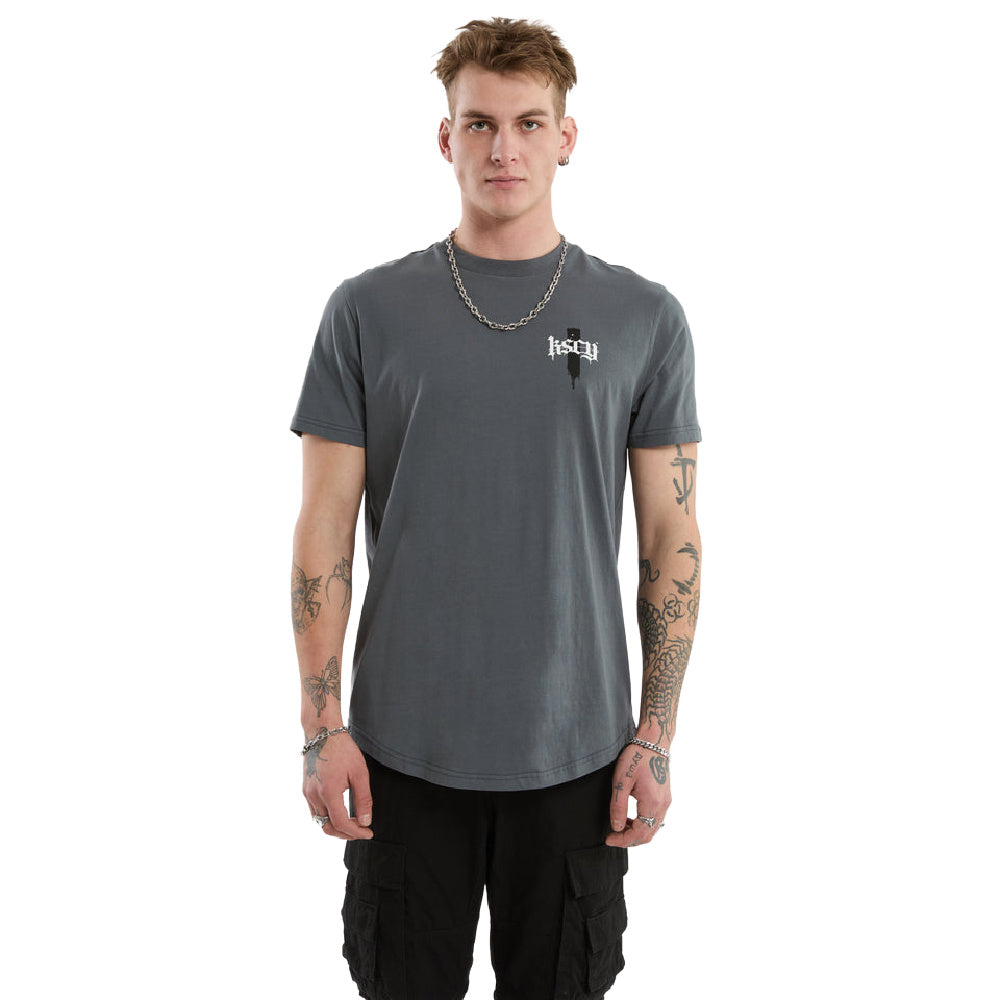 Kscy | Mens Villain Dual Curved Tee (Turbulence)
