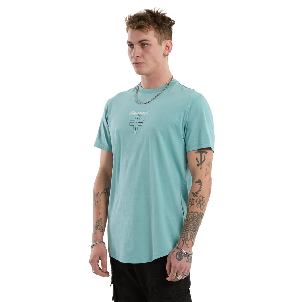 Kscy | Mens Forever Curved Hem Tee (Cameo)