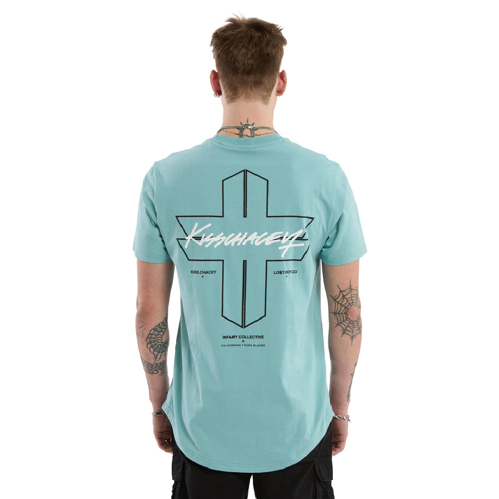Kscy | Mens Forever Curved Hem Tee (Cameo)
