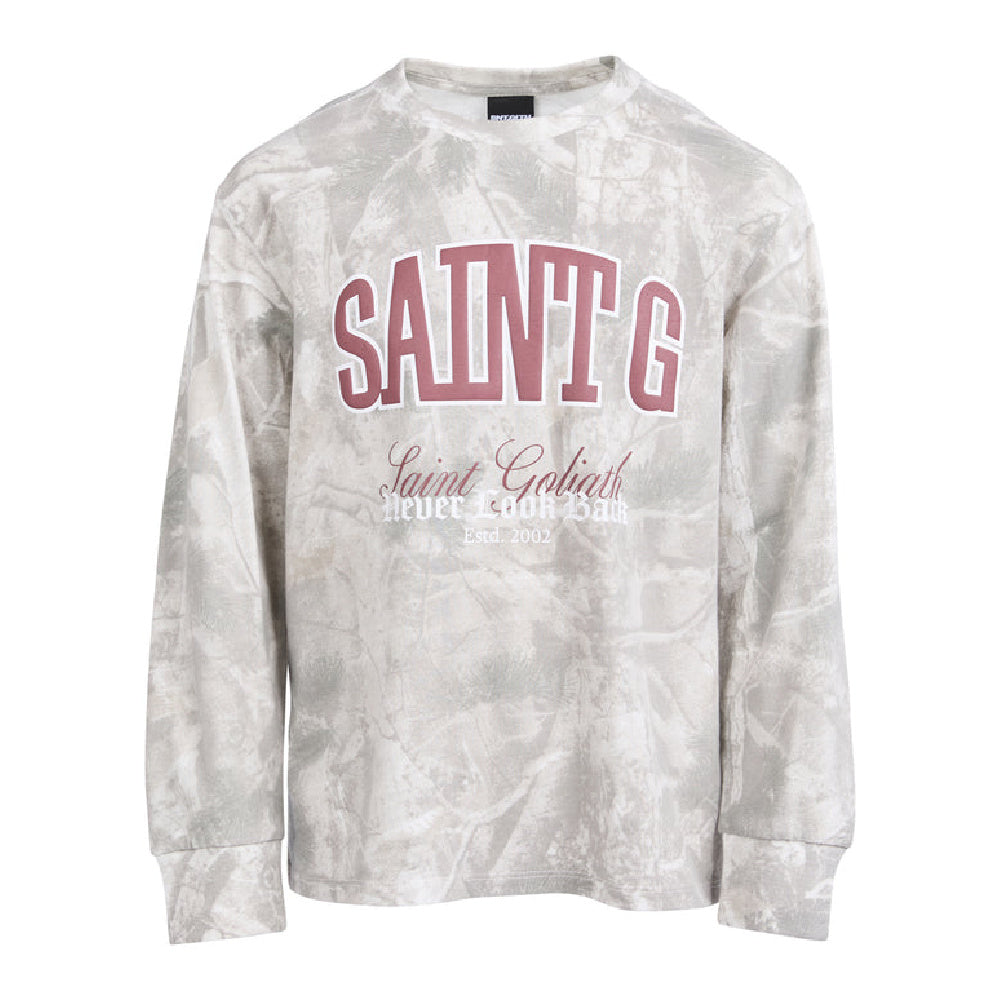 Saint Goliath | Kids Never Look Back Long Sleeve Tee (Camo Print)
