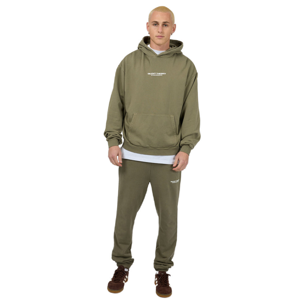 Silent Theory | Mens Essential Theory Hoodie (Cement)