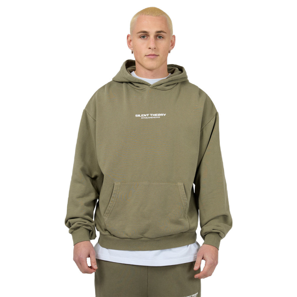 Silent Theory | Mens Essential Theory Hoodie (Cement)