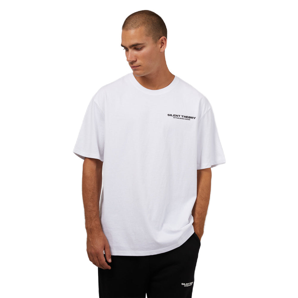 Silent Theory | Mens Essentials Theory Tee (White)