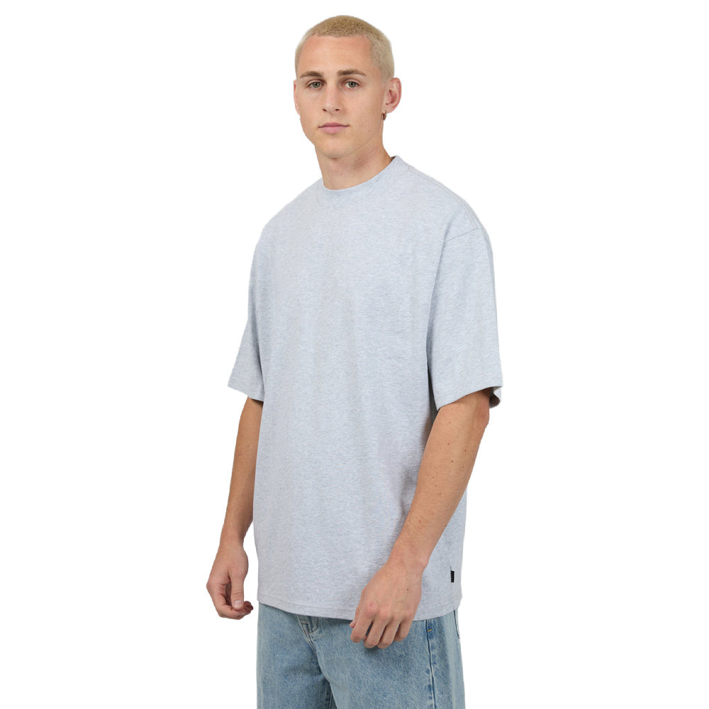 Silent Theory | Mens Heavyweight Tee (Grey Marle)